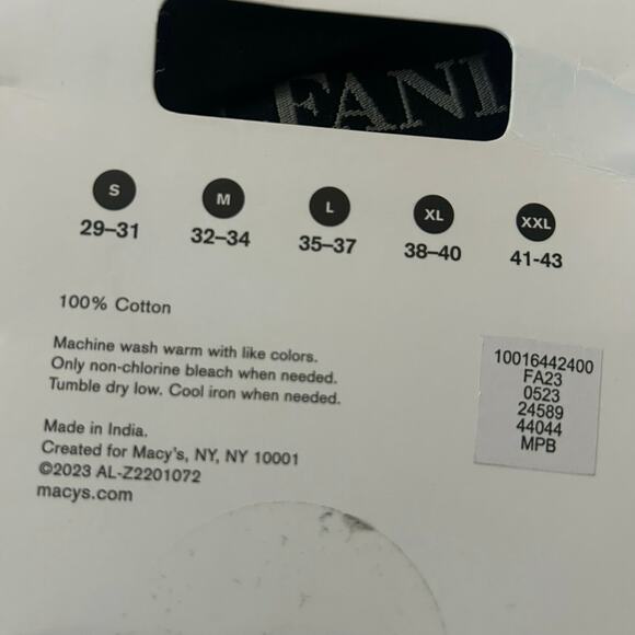 Alfani Men's Four Pack 100% Black Tagless Underwear Briefs XXL New - Picture 4 of 6